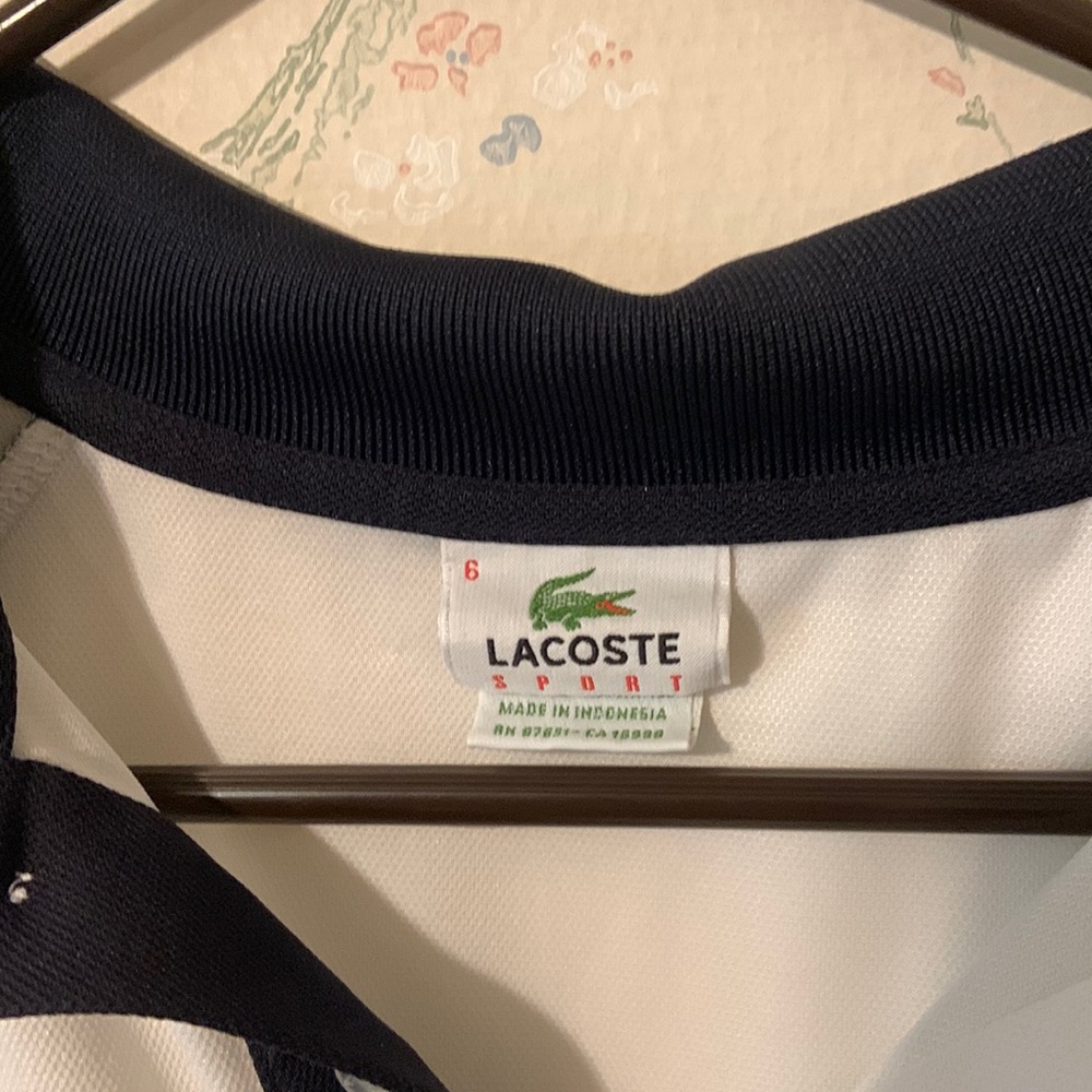 Lacoste “Sport”, size 6, short sleeve